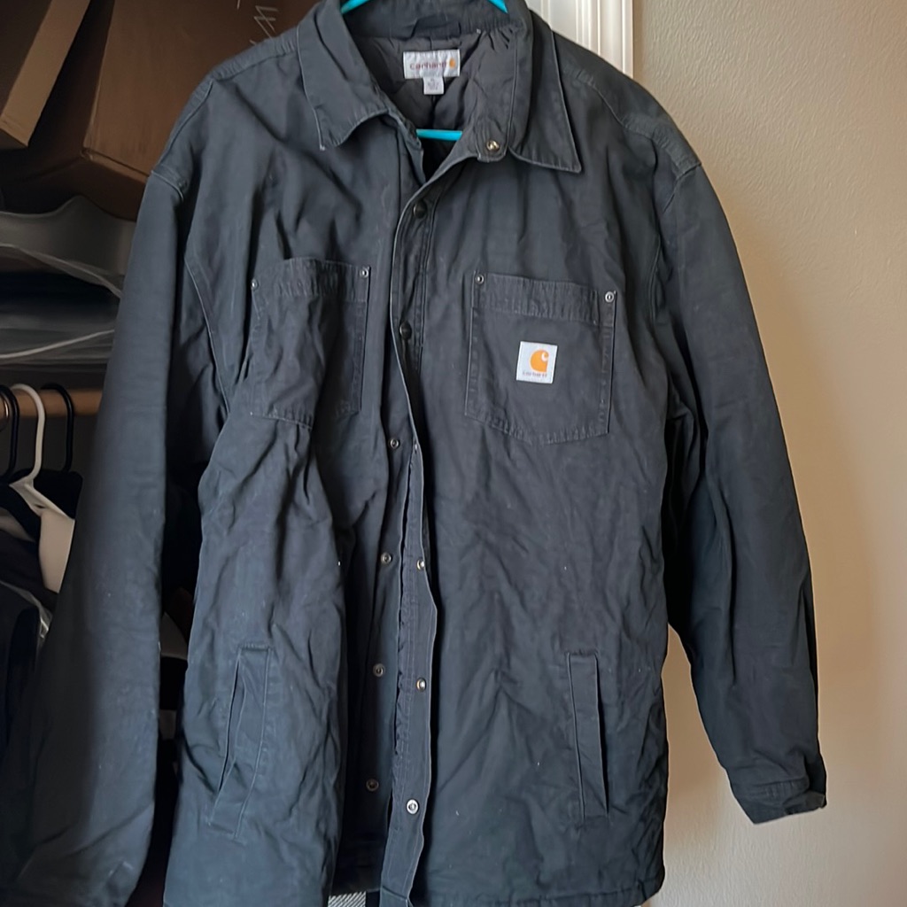 Mens Carhartt Button Up Jacket